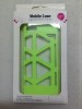 PC material cell phone case for Iphone4S(smooth surface bird nest style green color)