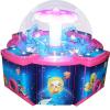 2014 new coming popular rainbow paradise toy claw crane game machine for 4 kids