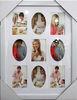 Wholesale plastic photo frame white photo frame multi photo frame home decoration