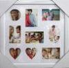 Best selling plastic photo frame white photo frame multi photo frame square photo frame