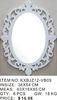 Wood Frame Dressing Mirror MDF Decorative mirror Frame glass Frame with MDF Carving