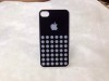 PC material cell phone case for Iphone5S(smooth surface acrylic pattern black color)