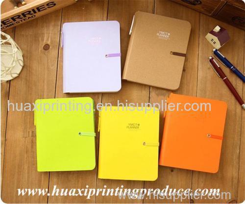 colorful carboard cover notebooks