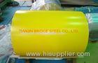 Yellow Blue Red SGCC Galvanized Color Coated Steel Coil With 900mm - 1250mm Width