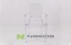 Polycarbonate Plastic Outdoor Garden Chairs , Modern Victoria Ghost Chair Replica