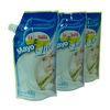 Oxygen Barrier PET / AL / PE Reusable Spout Pouch Packaging With Rear Seal