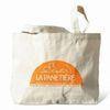 Natural 8OZ Organic Cotton Bags for Shopping , Embroider Printing