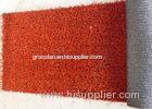 Soft Recycled Red Hocky , Tennis Artificial Grass 40000dtex UV Resistant Yarn