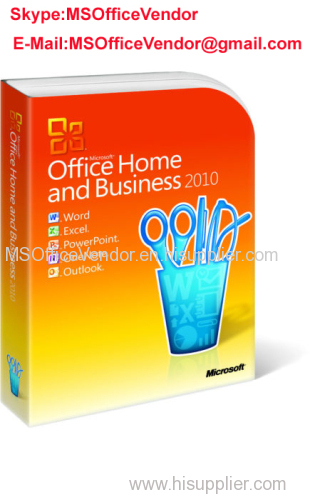 100% Genuine Microsoft Office 2010 Home and Business Key