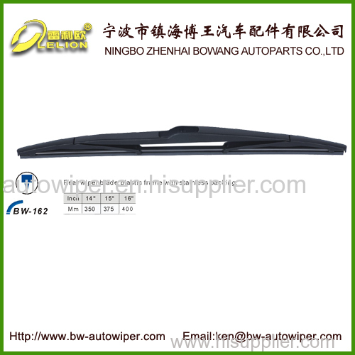 Rear wiper blade plastic frame