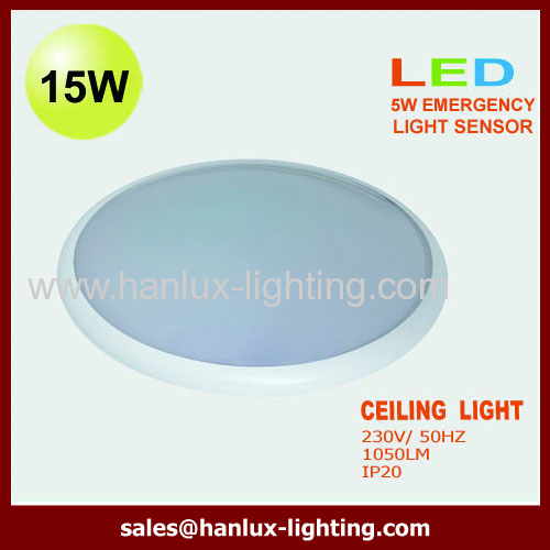 17W 35000h Emergency LED ceiling light