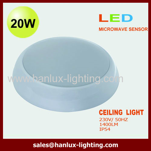 20W CE LED ceiling with light sensor switch