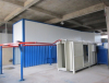 Industrial powder coating oven