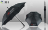 Straight Promotional Umbrellas Auto-open Pongee Fabric Durable Super Budget Classical Design