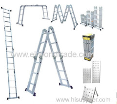 Multi-purpose folding ladder with CE