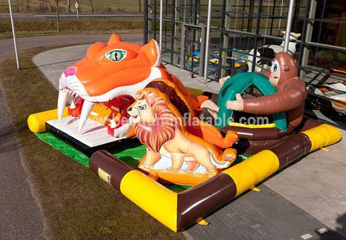 Inflatable fun city for amusement park