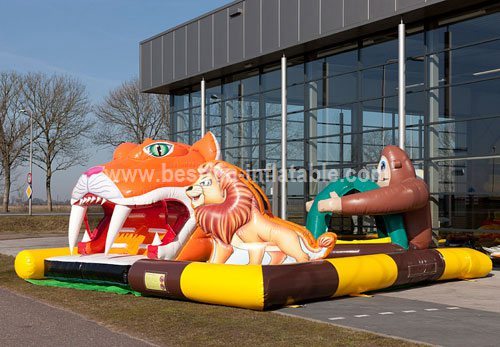 Inflatable fun city for amusement park