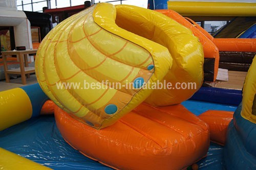 Cheap inflatable fun park adventure inflatable playground