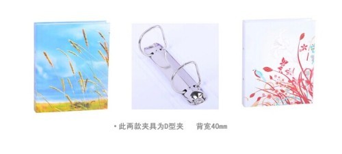 flower color / lever arch / ring binder/ fashion paper file