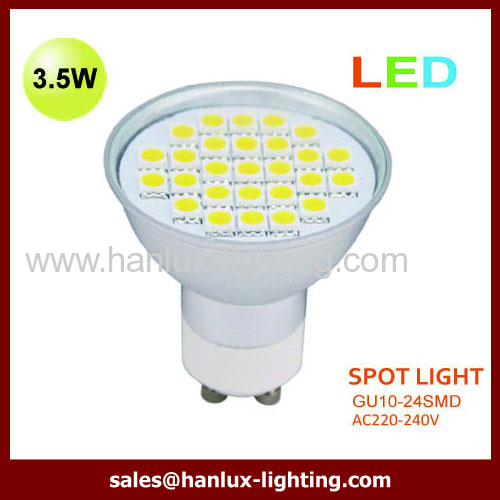 3.5W 280LM base TUV CE ROHS report SMD5050 LED light