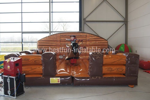 Playground inflatable rodeo mechanical bull