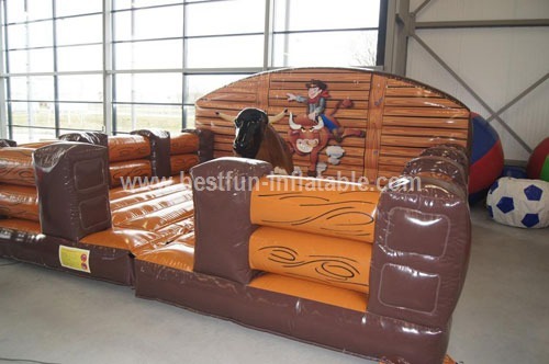 Playground inflatable rodeo mechanical bull