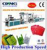 rope bag ultrasonic non woven bag making machine of automatic feeding / counting