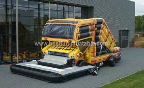 Commercial giant inflatable truck slide