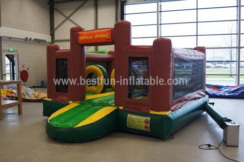 Exciting inflatable Monkey slide for sale