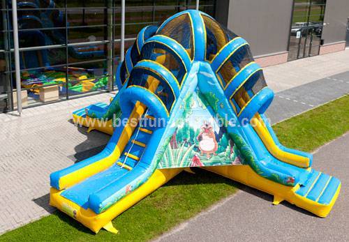 Popular Cheap Giant Inflatable Volcano Slide