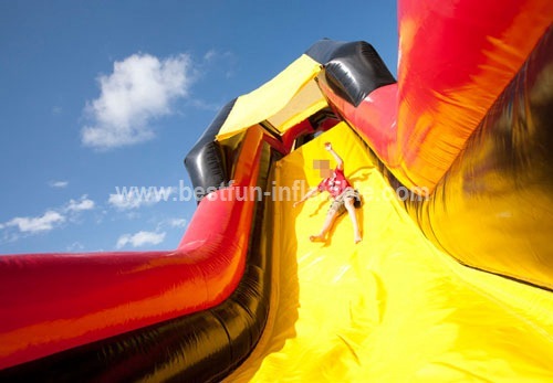 Spider Inflatable Climbing Tower Slide