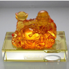 art glass crafts car crystal decorations liu li buddha