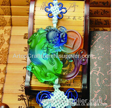 feng shui car crystal ornaments--chinese dragon