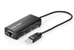 UGREEN USB 2.0 Combo---USB 2.0 10/100Mbps Ethernet + 3 ports USB 2.0 Hub