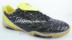 Wholesale PU + Mesh Light Yellow, Blue, Black, Size 31, Size 46 Men Indoor Soccer Shoes