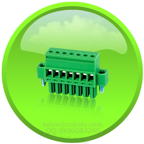 terminal block connector on multiplexer