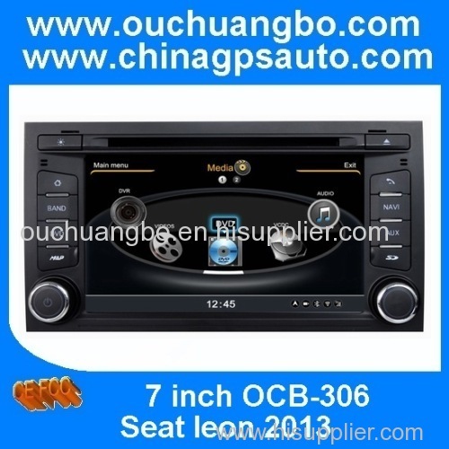 Ouchuangbo In dash car DVD player For Seat Leon 2013 with BUS car PC