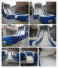 Blue Inflatable wate slide with pool