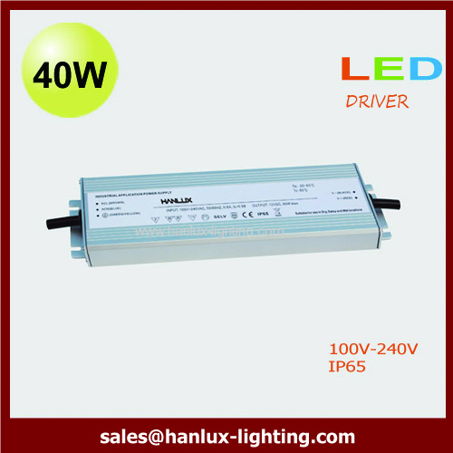 IP65 40W 12V waterproof LED power supply