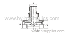 JIS metric gas male 60° CONE adapter