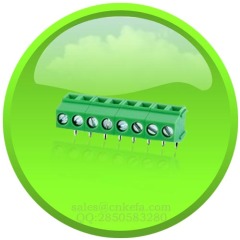 screw combicon VDE UL terminal block with wire clamp application to LED power supply