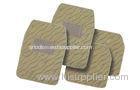 Beige / Gray Custom Made Car Floor Mats PVC Honda All - Weather Floor Mats