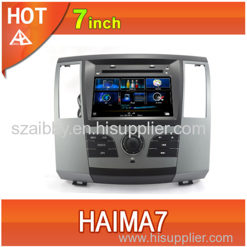 Haima7 car dvd player bluetooth ipod radio TV USB 3G Wifi canbus 7inch touchscreen navigation multimedia streeing wheel