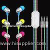 blue , green , red Light Up Earbuds Visible EL flowing durable Earphones