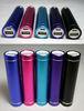 2200mah lipstick Rechargeable Power Bank Portable With high hand lamps
