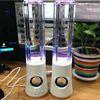 waterproof Desktop Water Dance Speaker USB Power Cylindrical wireless speaker