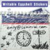 Custom Blank Sun-proof ink Printing Priority Mail Egg Shell Vinyl Stickers from China for Grrafiti Art