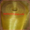 Woven bright brass wire mesh