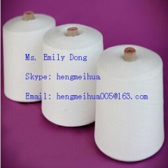 Polyester Spun Yarn 16s/2 Raw White