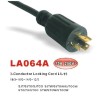 NEMA L6-15P Locking Power Supply Cord